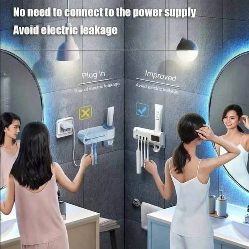 SmartWall Toothbrush & Cleaner Hub